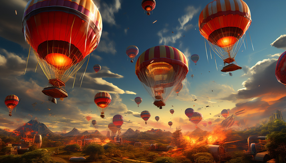 Le futur de la publicité aérienne : entre drones et montgolfières